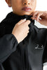 Women's FlexFit Zip Sauna Suit Full Body black/grey